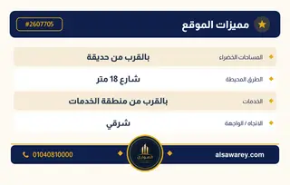 أرض - تم التخصيص 209 م² — مدينة العبور الجديدة، الحي الثالث والعشرون، مجاورة 6 — صورة العرض — 5