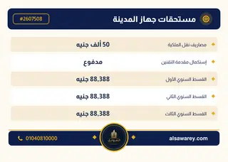 أرض - تم التخصيص 276 م² — مدينة العبور الجديدة، الحي الثامن، المجاورة 5 — صورة العرض — 6