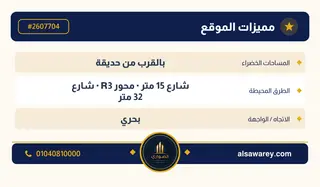 أرض - تم التخصيص 209 م² — مدينة العبور الجديدة، الحي الثالث والعشرون، مجاورة 6 — صورة العرض — 5