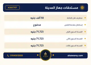 أرض - تم التخصيص 276 م² — مدينة العبور الجديدة، الحي الثامن، مجاورة 6 — صورة العرض — 6