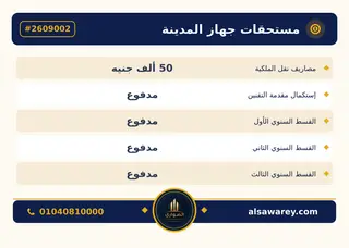 أرض - تم التخصيص 276 م² — مدينة العبور الجديدة، الحي الثاني والثلاثون، المجاورة 4 — صورة العرض — 6